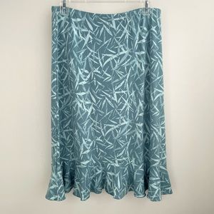 Vintage Merona Women’s Tropical Slip On Skirt Size Small